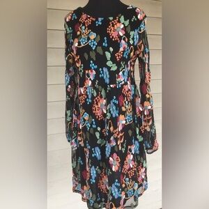 Philosophy Republic Clothing colorful sheer embroidered dress-size PL